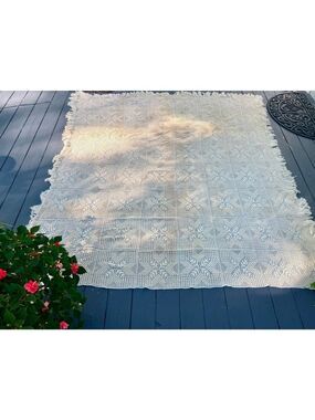 Vintage Crochet Bedspread